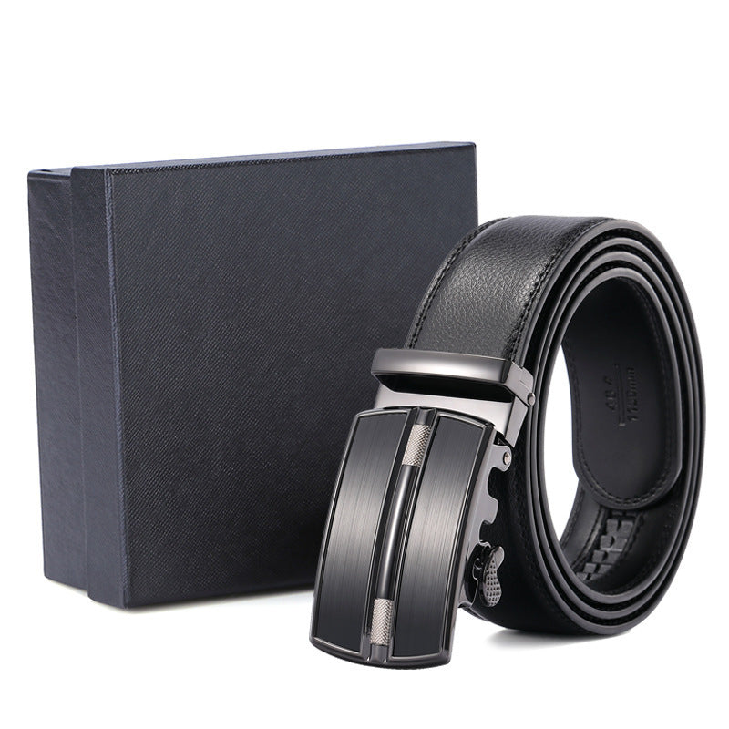 Men's leather belt