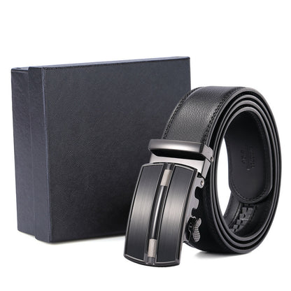 Men's leather belt