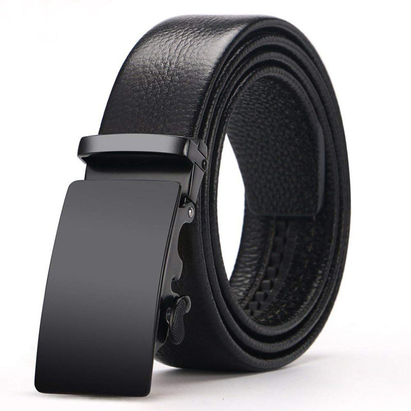 Men's leather belt