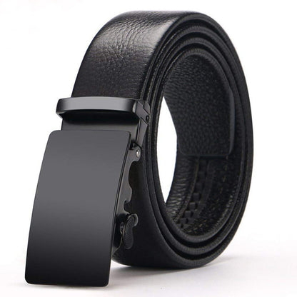 Men's leather belt