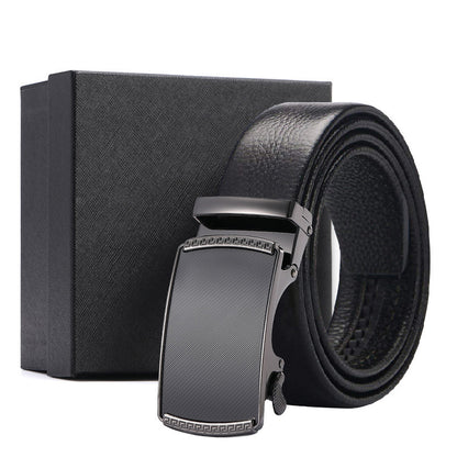 Men's leather belt