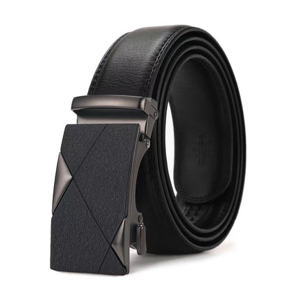 Men's leather belt