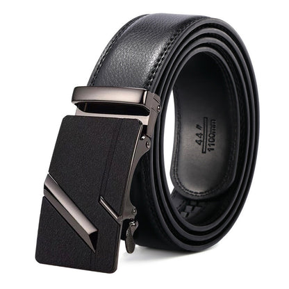 Men's leather belt