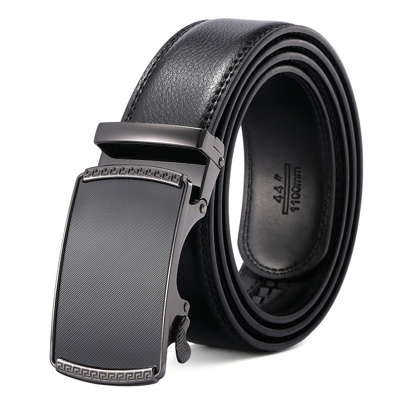 Men's leather belt