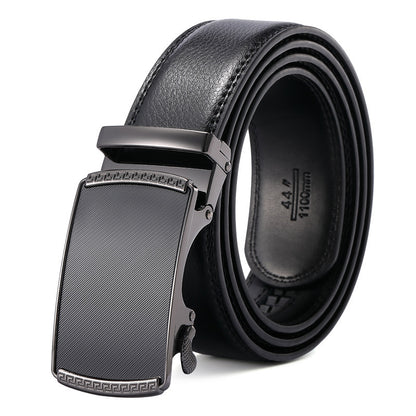 Men's leather belt