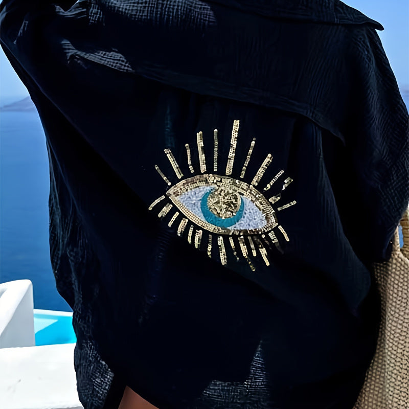 Oversized Button-Down Shirt