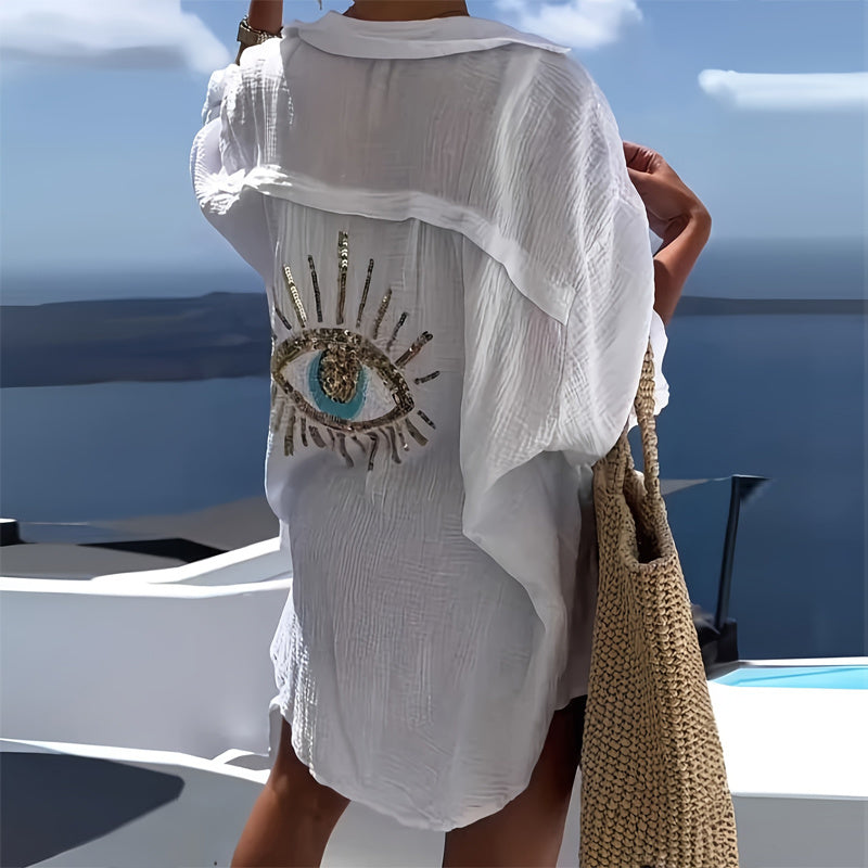 Oversized Button-Down Shirt