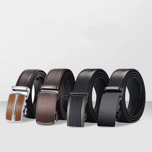 Men's leather belt