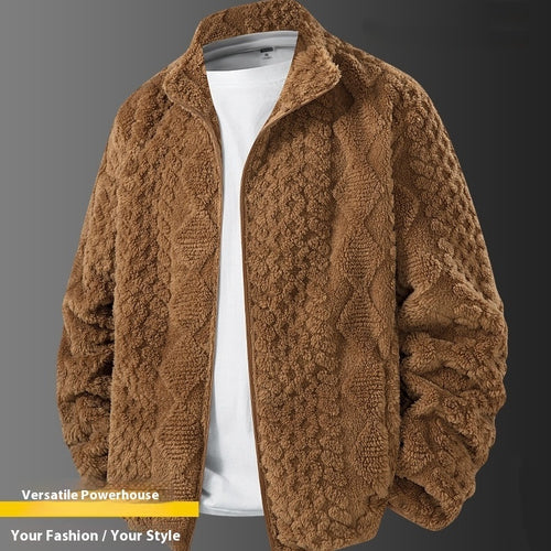 Patterned warm fluffy Jacket