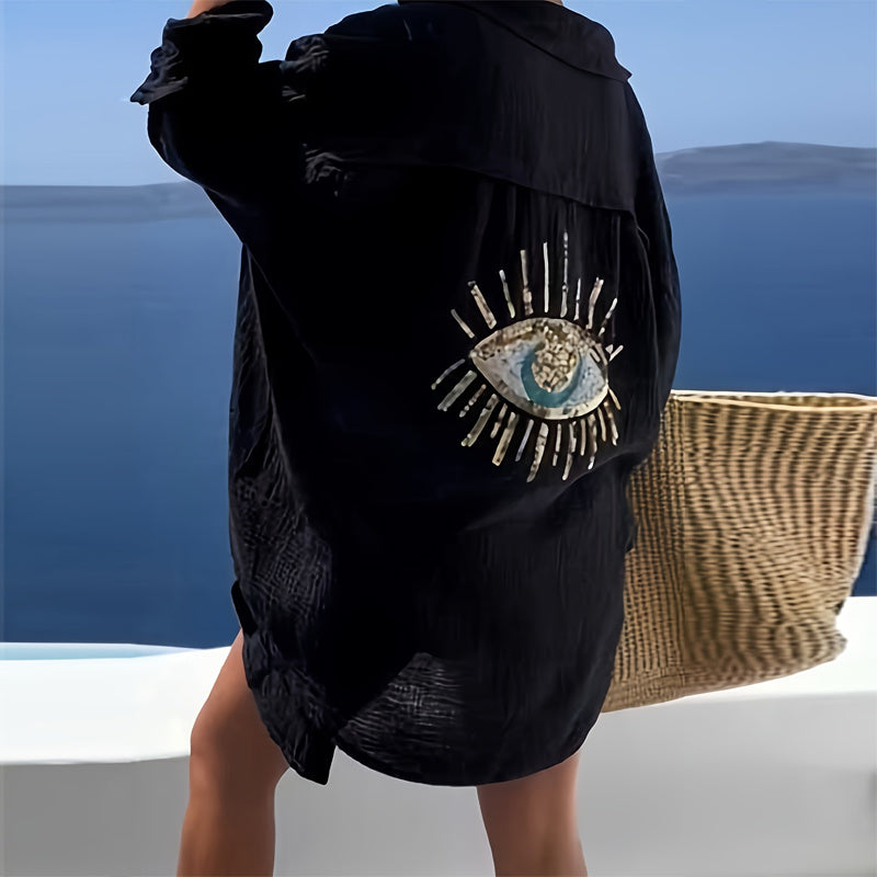 Oversized Button-Down Shirt